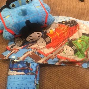Thomas the train flat sheet twin. Pillow pet, Thomas, and standard pillowcase